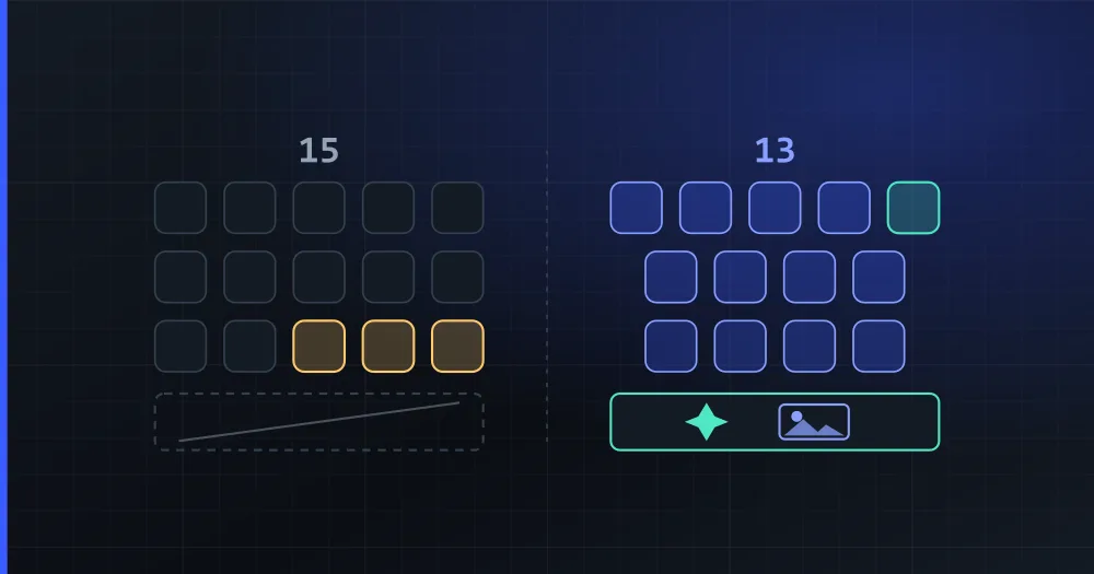 Two panels: Zernio's holds fifteen network chips, three of them highlighted as the ones PlanVortex lacks, over an empty slot; PlanVortex's holds thirteen chips, one of them highlighted as the one Zernio lacks, over a lit panel with a spark and an image frame